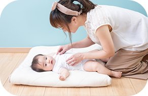 ベビーマッサージの画像